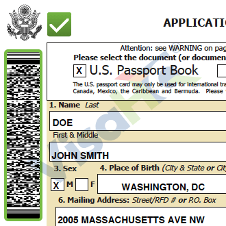 Passport information identity