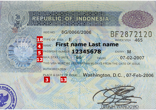 apply tourist visa indonesia