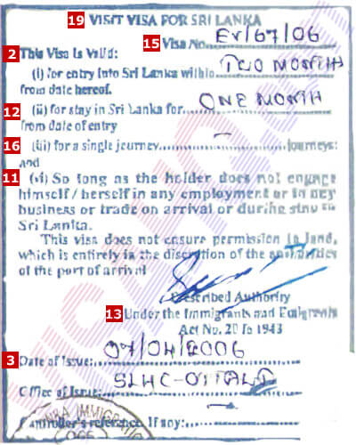 uk visit visa requirements for sri lanka